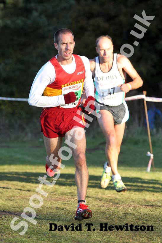 A. LOzano De Pedro (Belgrave) part of the winning 2012 National Cross Country Relay Championships.